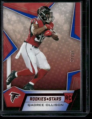 2019 Rookies & Stars 154 Qadree Ollison Blue /35 - Image 1 of 2