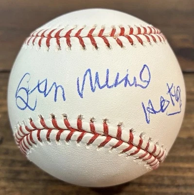 Stan Musial HOF 69 Signed Rawlings ROMLB Baseball Beckett Authentic Cardinals - Image 1 of 4