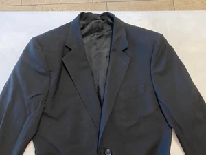 Men’s Gucci Uniform Wool Long Sleeve Two Button Black Sport Coat Size EU 50 - Picture 1 of 11