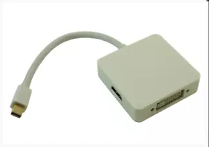 Mini DisplayPort Male to HDMI Female and VGA Adapter - Picture 1 of 2