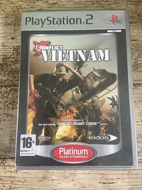 Preços baixos em Sony Playstation 2 Jogos de videogame de tiro Conflict:  Vietnam