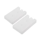 2x Empty Ice Pack 400ml Long Lasting Reusable Ice Block Lunch Box Cool Packs Set