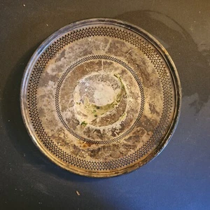 Antique Meriden Silverplate International Silver Co Pierced Cake Plate 10” - Picture 1 of 5