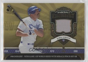 2006 SP Legendary Cuts Baseball Chronology Materials Kirk Gibson #BC-KG