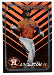 2024 TOPPS UPDATE HOLIDAY FOIL Halloween JON SINGLETON HOUSTON ASTROS - Picture 1 of 1