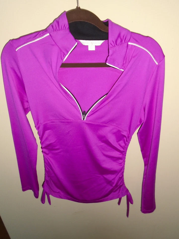 Boston Proper active wear hot pink 1/4 zip small - Image 1 of 3