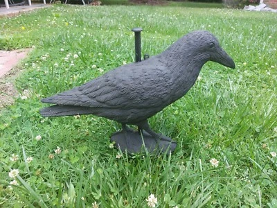 Carry-lite Crow Decoy With Stake Listing For One See Pictures Last One - Image 1 of 4