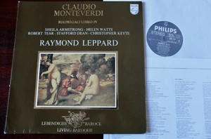 PHILIPS 9502 024 MONTEVERDI MADRIGALI LIBRO IV LP LEPPARD EX++ (1981) HOLLAND - Picture 1 of 2
