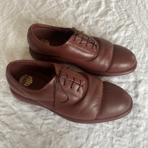 Scarpe uomo Martine Rose X Clarks stringate bordeaux UK9