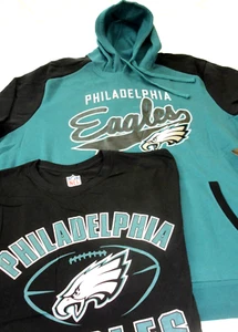 Philadelphia Eagles NFL G-III Men's Hoodie T Shirt Combo Green Black NWT - Picture 1 of 9