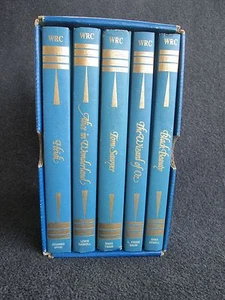 Weekly Reader Classics Set 5 Tom Sawyer, Alice, Heidi, Wizard Oz Hardback 1983 - Picture 1 of 9