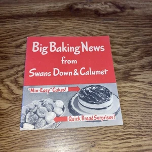Big Baking News from Swans Down and Calumet  Ad Pamphlet Recipes 1944 - Picture 1 of 4