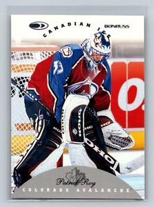 1996 Donruss Canadian Ice #19 Patrick Roy Colorado Avalanche NHL