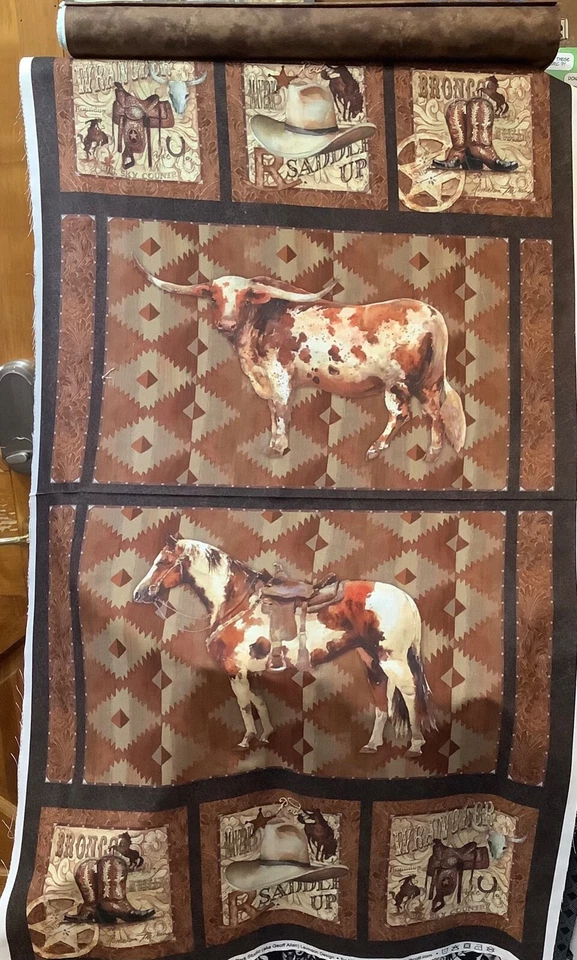 Panel de tela Saddle Up de Northcott  Foto 1 de 1