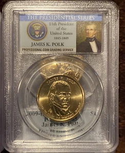 2009-D $1 James K Polk In PCGS MS 65 First Day Of Issue Position B You Get One - Bild 1 von 8
