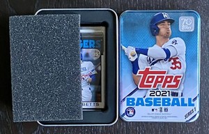 LOS ANGELES DODGERS 40 Card Lot in 2021 Topps Cody Bellinger Tin 🔵 See Pics ⚪️