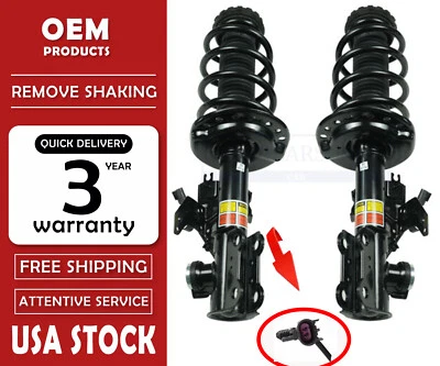For 2010-2016 Cadillac SRX w/ Electric Left & Right 2Pcs Front Shock Strut Assys - Image 1 of 4