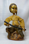 Mid Century 60's Vintage Tilso Pixie Elf Gypsy Weird Blow Mold Figure Hong Kong
