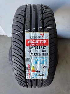 2 x 205/45 RF17 84V SOMMERREIFEN Kumho KU31 XRP RUNFLAT PNEU BANDEN TYRE 8mm - Bild 1 von 5