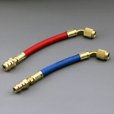 R12 to R134a Hose Adapter For Using with R134a Gauges Car Air Conditioning Kit - Image 1 of 3