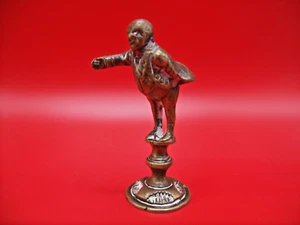 Antik 19. Jahrhundert Messing Samuel Pickwick Dickens Rohling Siegelwachs Siegel Stempel - Bild 1 von 5