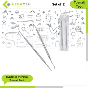 Cynamed Ingrown Toenail Tool Toenail File Surgical Safe Nail Treatment Tool Kit - Picture 1 of 7