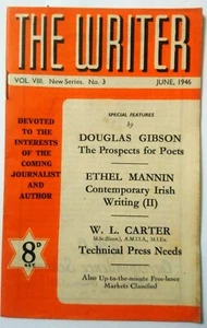 F McK, (Editor) – THE WRITER Jun, 1946 – Ethel Mannin - Picture 1 of 2