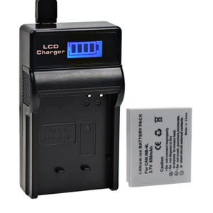 NB-4L Battery +LED Charger For Canon IXUS 110 120 i i7 zoom WIRELESS CB-2LV 2LVE - Picture 1 of 11