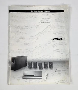 The Bose LifeStyle 12 System Owner's Guide - Picture 1 of 6