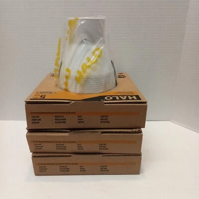 Halo 5" White Full Cone Baffle, Self- Flange Recessed Trim 5125WB - Lot of 3-New - Image 1 of 4