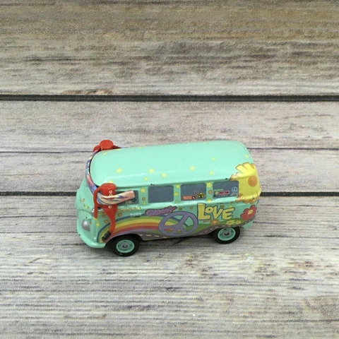 2009 Mattel Disney PIXAR Cars diecast Pit Crew Member Fillmore Peace Van Cover