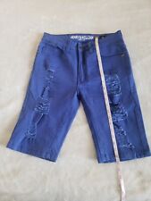 New Henry & William  New York Royal Blue Jeans Shorts. Size W 32 Picture Display