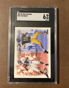 2000 Skybox Dominion #234 Tom Brady Patriots/Rookie Pairs - SGC 6 - Bild 1 von 4