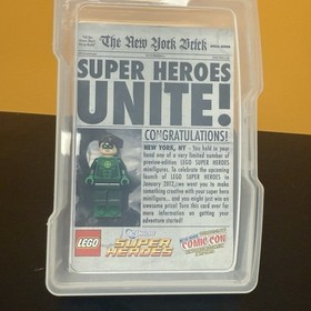 LEGO DC GREEN LANTERN MINI FIGURE 2011 NYCC SDCC VERY RARE!