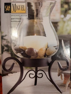 San Miguel Hurricane Candle Holder Home Decor Brand-new - Image 1 of 4