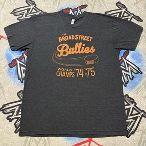 Broad Street Bullies Philadelphia Flyers World Champs 74-75 Men's XL T-Shirt - Picture 1 of 4