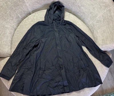 Jaqueta de chuva feminina The North Face corta-vento azul marinho tamanho XL - Imagem 1 de 4