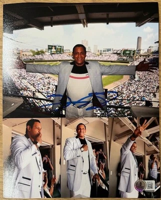 SAMMY SOSA CHICAGO CUBS SIGNED 8X10 CUBS HALL FAME HOF PHOTO BGS AUTOGRAPH E - Image 1 of 3