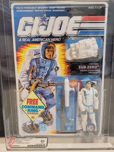 1990 Hasbro G.I. Joe SUB-ZERO AFA 80 NM MOC Vintage Arctic Trooper Command Ring - Bild 1 von 4