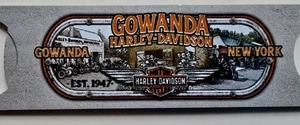 2019 Harley Davidson Gowanda NY Bottle Opener Metal Magnet Great Condition - Picture 1 of 5
