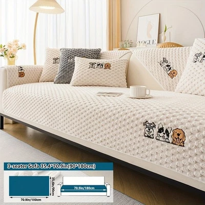 Funda Sofá Lavable, Funda Almohada, Decoración Antideslizante para Cojín Asiento Sofá Foto 1 de 4