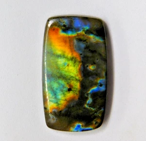 Labradorite Stone Natural Yellow Labradorite Cabochon Gemstone 44 Cts. ME-13589 - Picture 1 of 7