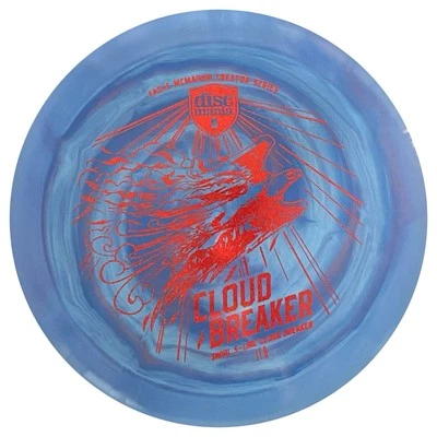 DiscMania McMAHON Swirl S-Line Final Cloud Breaker 175g Blue Pink Driver Disc - Image 1 of 2