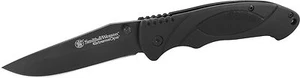 Carpeta de punto de caída Smith & Wesson Extreme Ops Linerlock borde liso SWA25 - Imagen 1 de 1
