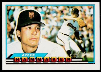 1989 Topps Big Atlee Hammaker #21 San Francisco Giants - Image 1 of 2