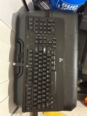 VicTsing Gaming Keyboard - Black - Wired USB Keyboard (PC149A) No Box VGC for Sa - Image 1 of 4