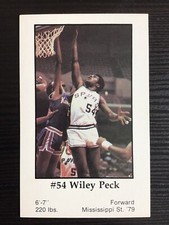 1979-80 Express News/Handy Dan San Antonio Spurs Police - #54 Wiley Peck