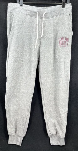NEW Texas A&M Aggies Alternative Gray Slim Fit Casual Sweatpants Women's L Cover