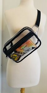 Clear Fanny Pack Stadium Approved Waist Pack Bag with Adjustable Strap Unisex