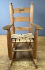 Great Smokey Moutains Souvinior Mini Wood Mini Rocking Chair 1953 Rare